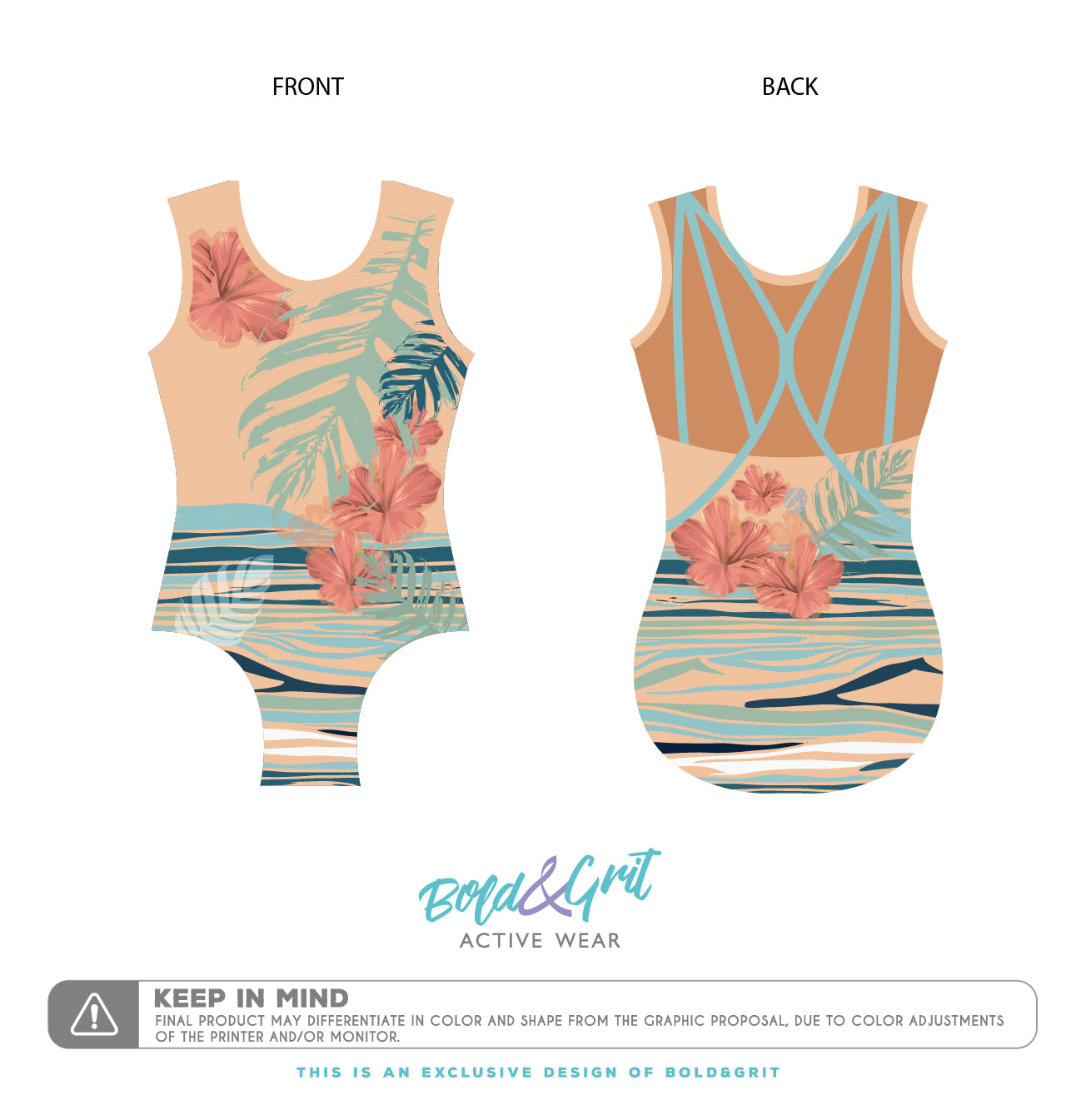 Coast Surfside Leotard - Bold&Grit