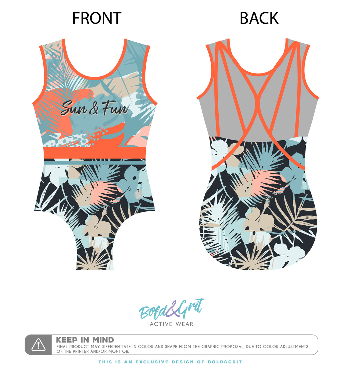 Sun&Fun Leotard - Bold&Grit