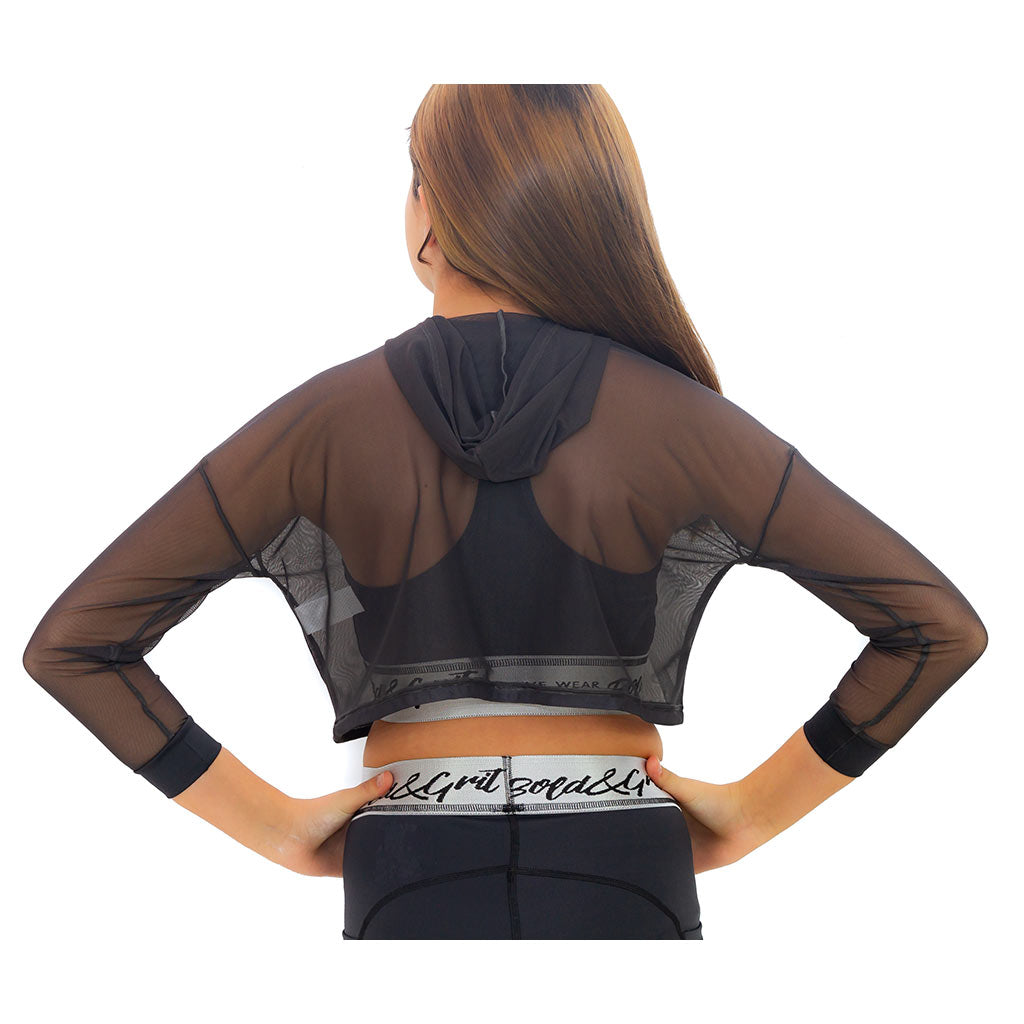 GIRLS' ENERGY SILVER HOODIE - Bold&Grit