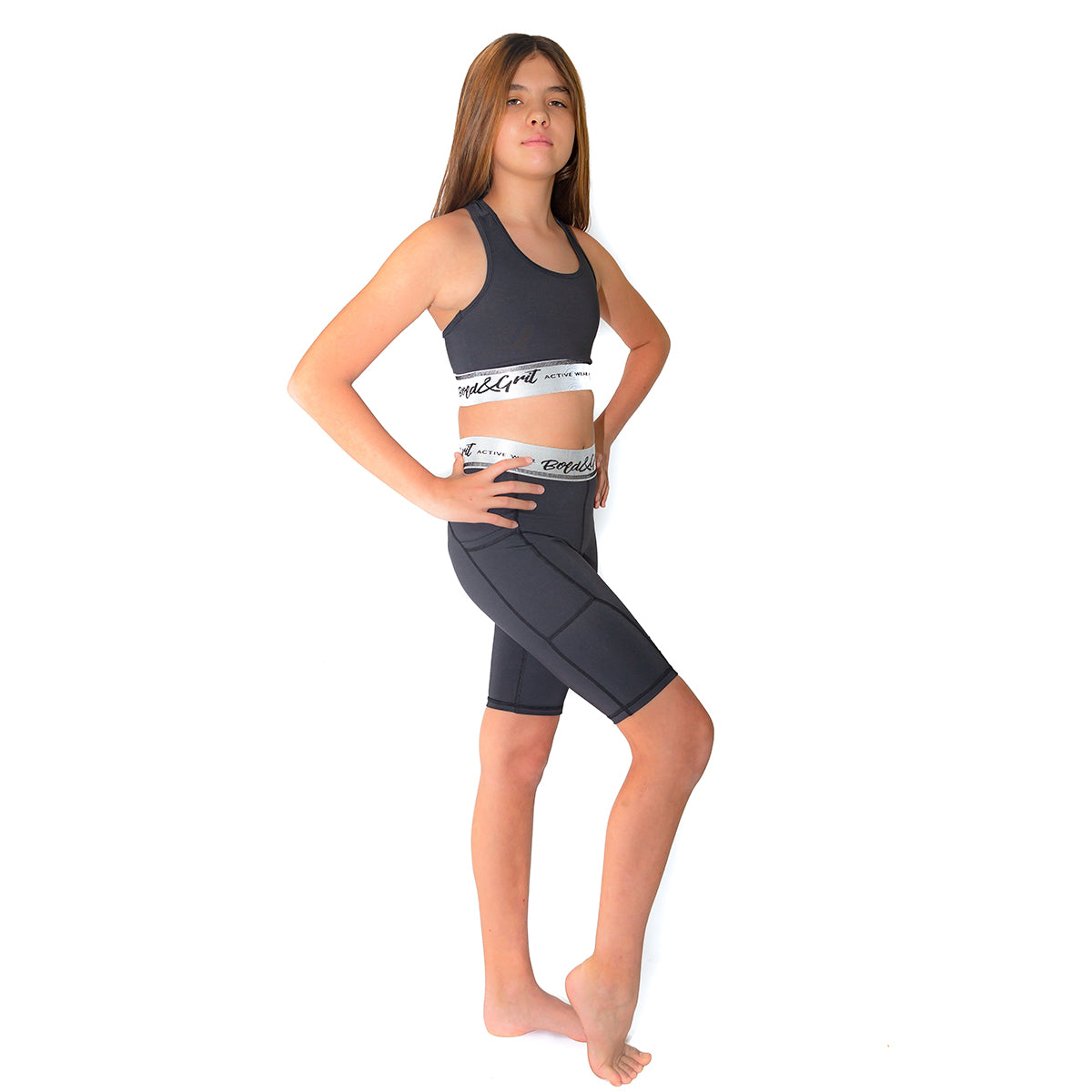 GIRLS' BELIEVE BIKE SHORT - Bold&Grit