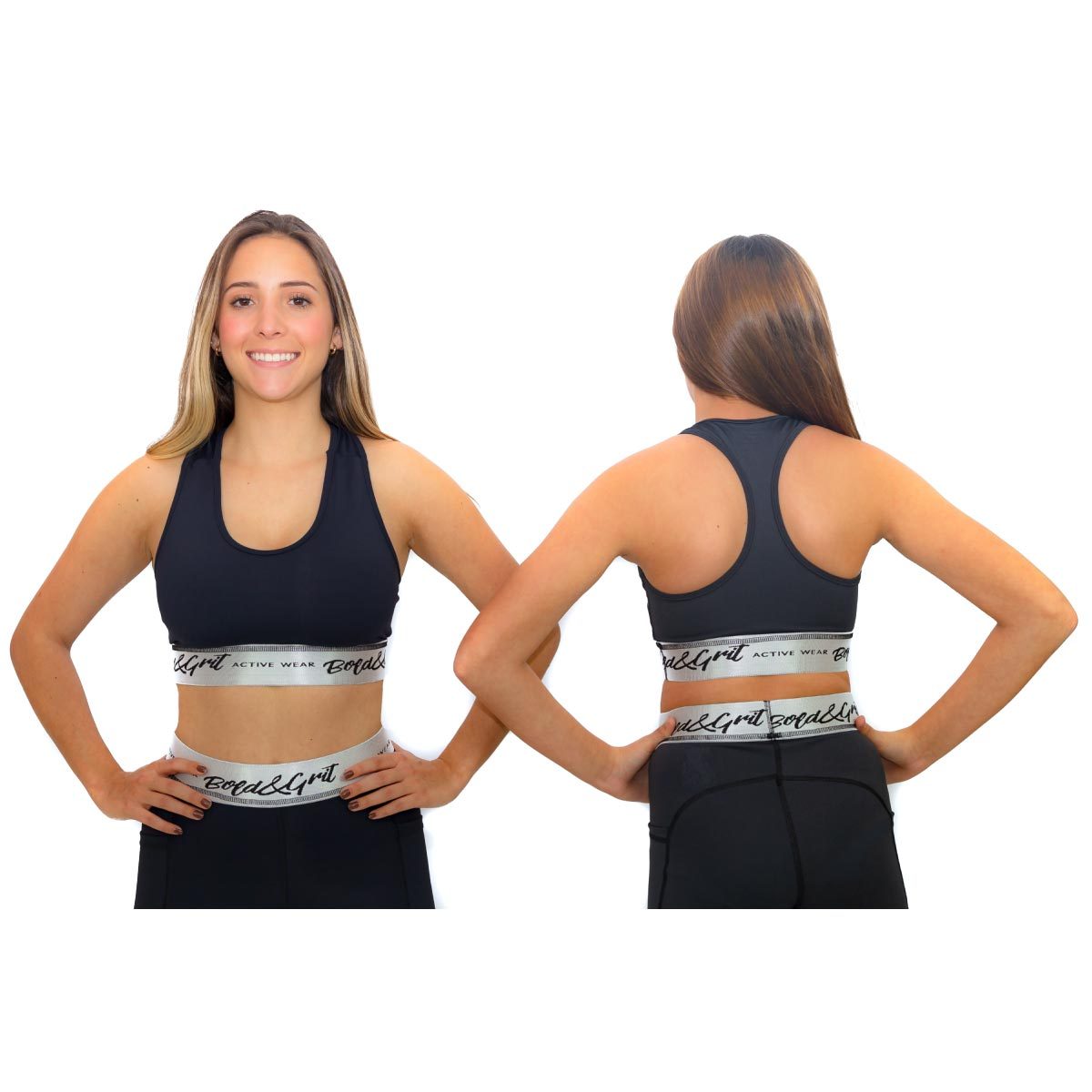 GIRLS' BELIEVE RACERBACK SPORTS BRA - Bold&Grit