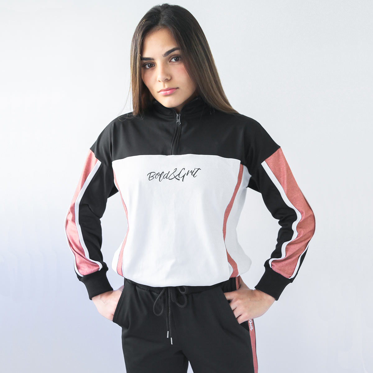 Rose Pink Sweatshirt for women - Bold&Grit