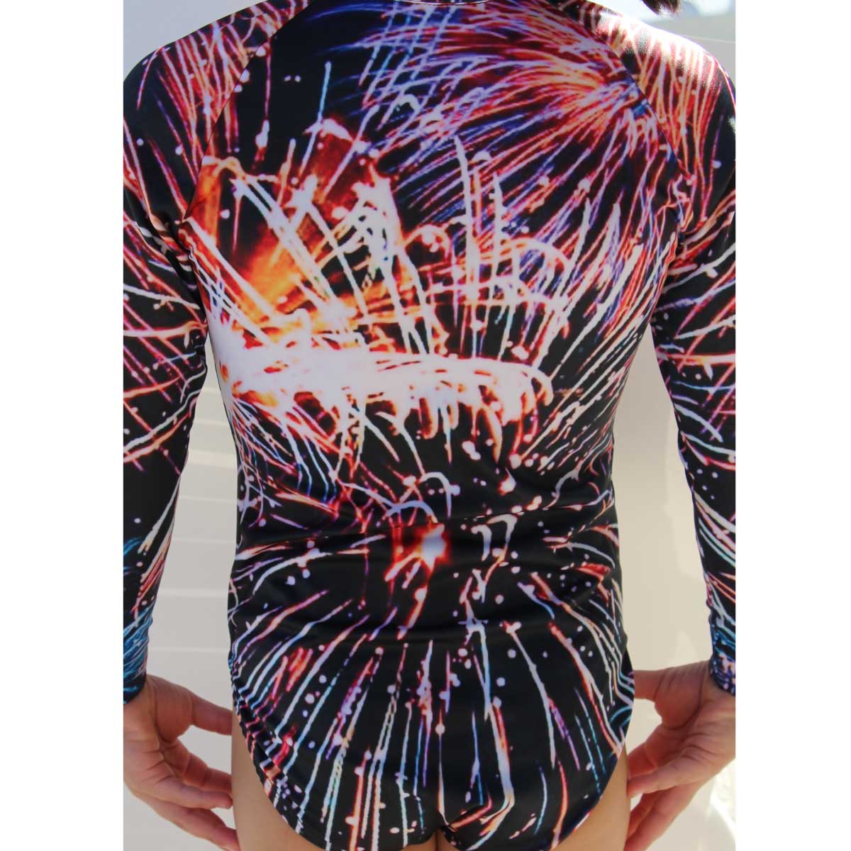 FIREWORKS LONG SLEEVE SWIMSUIT - Bold&Grit
