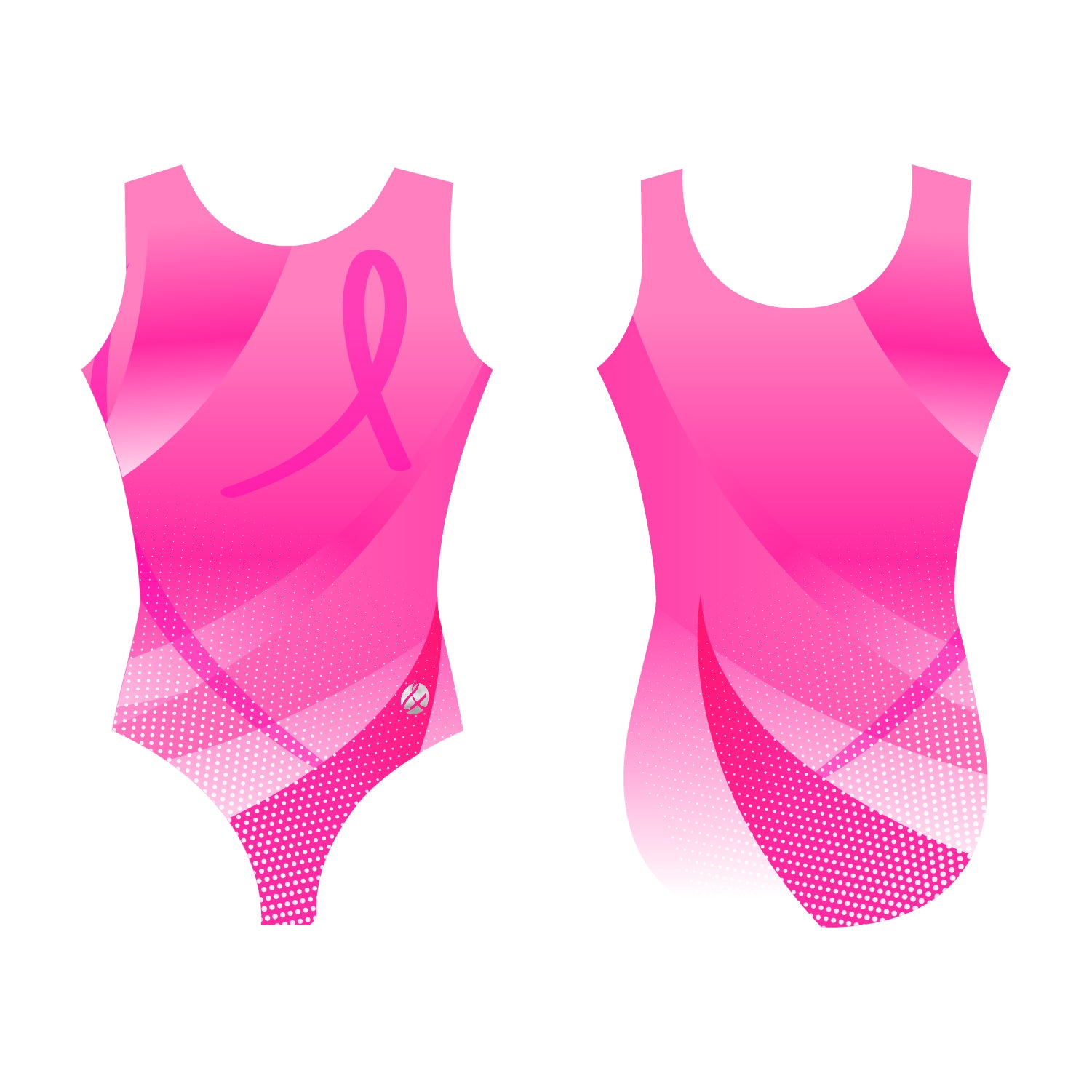 Pink Awareness leotard - Bold&Grit