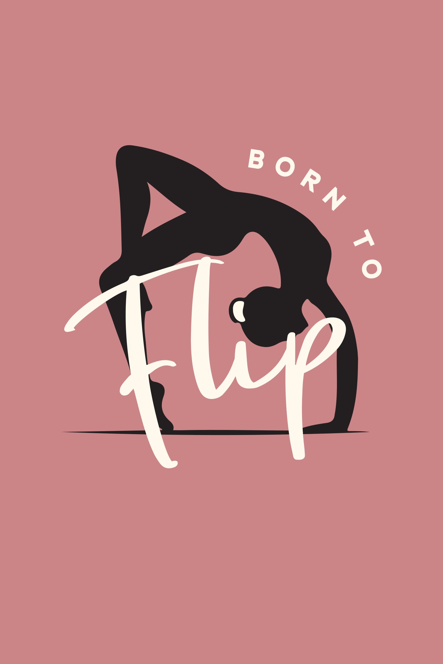 Born to Flip Mouve Child T-shirt - Bold&Grit