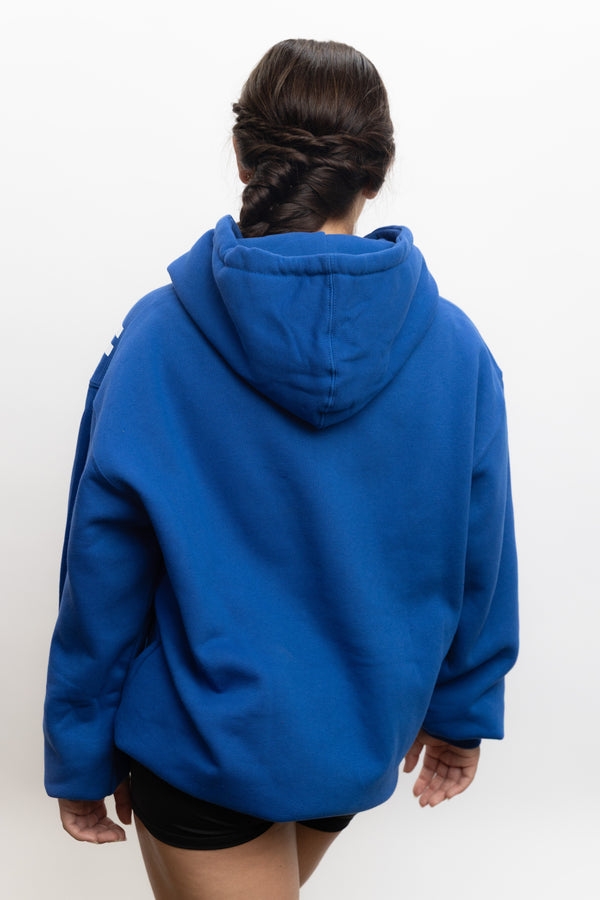 Girls hoodie front view with stellar USA design