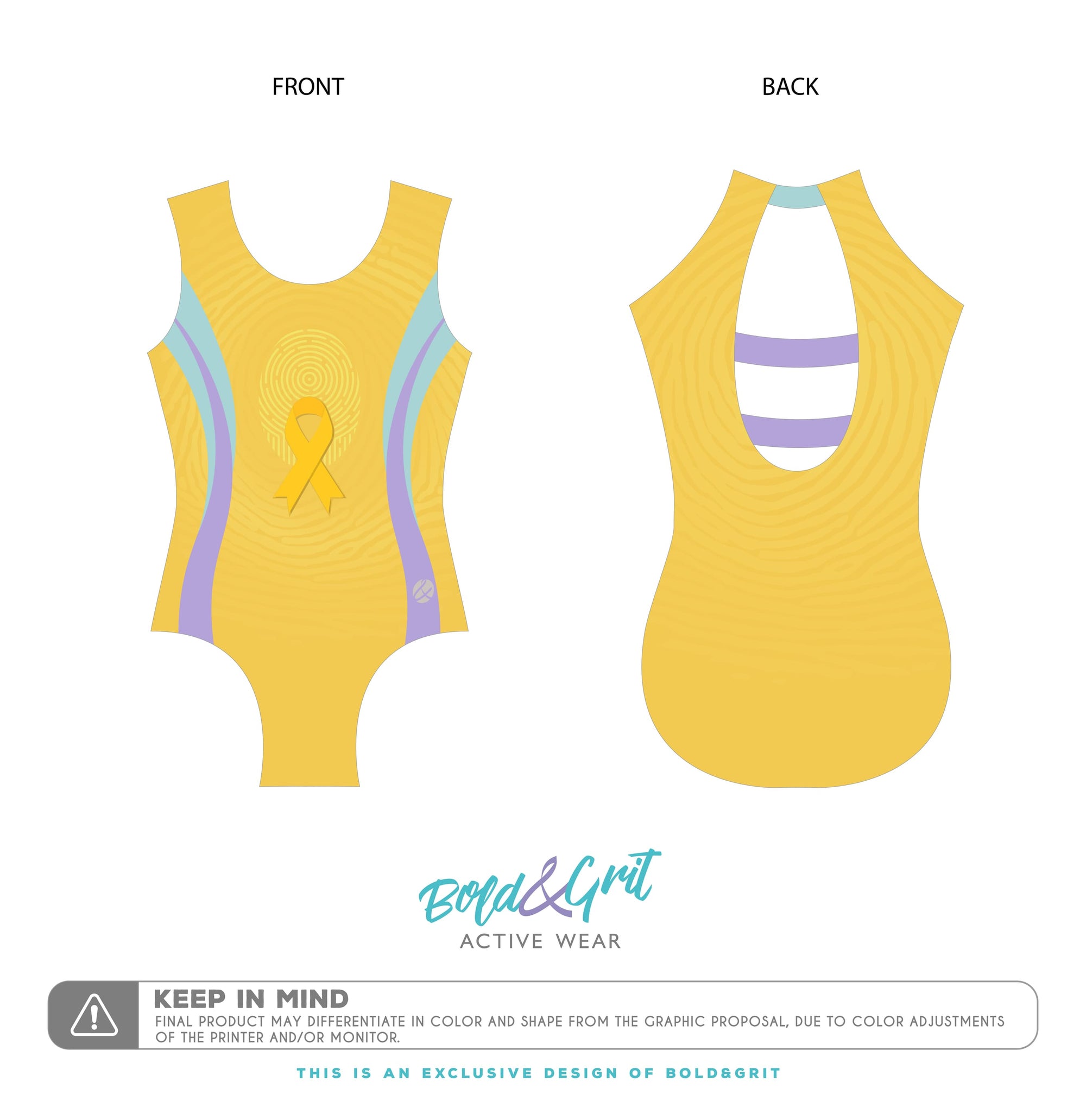 Hope Awareness Leotard