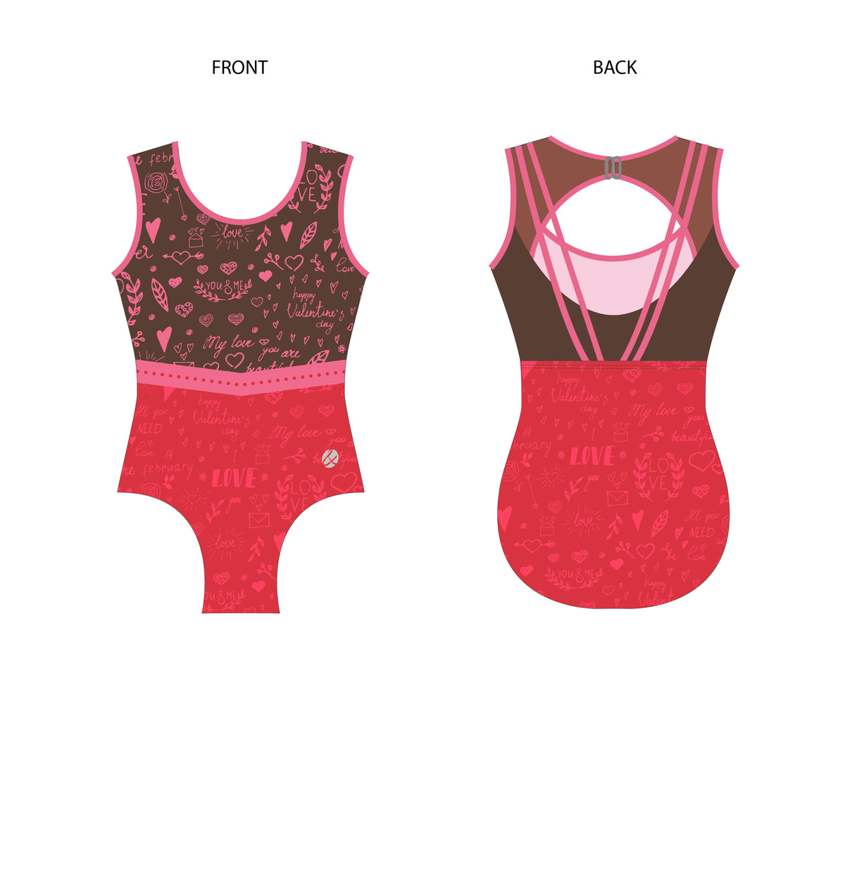 Love Notes Gymnastics Leotard