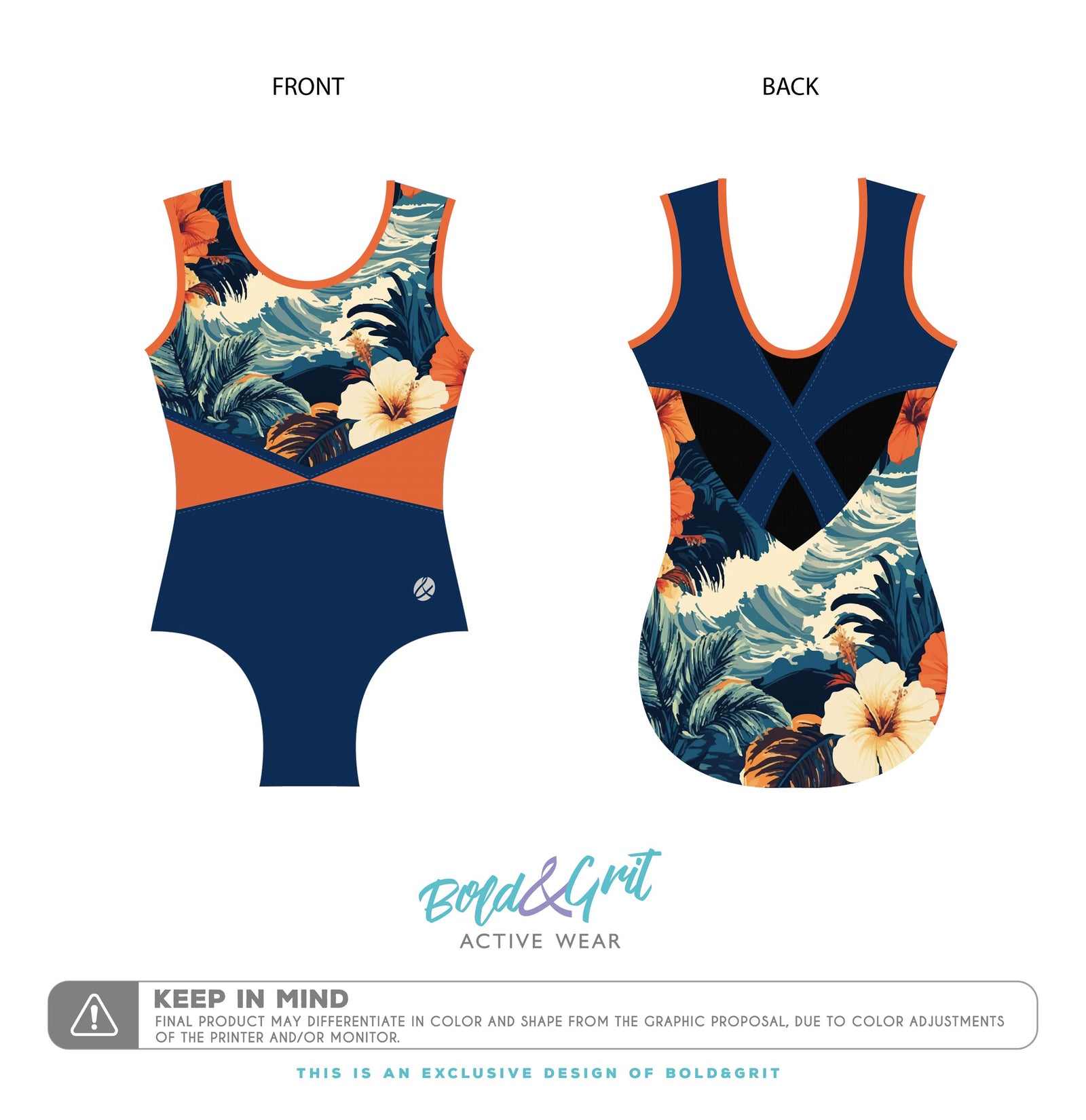 Aloha Surf Leotard - Bold&Grit