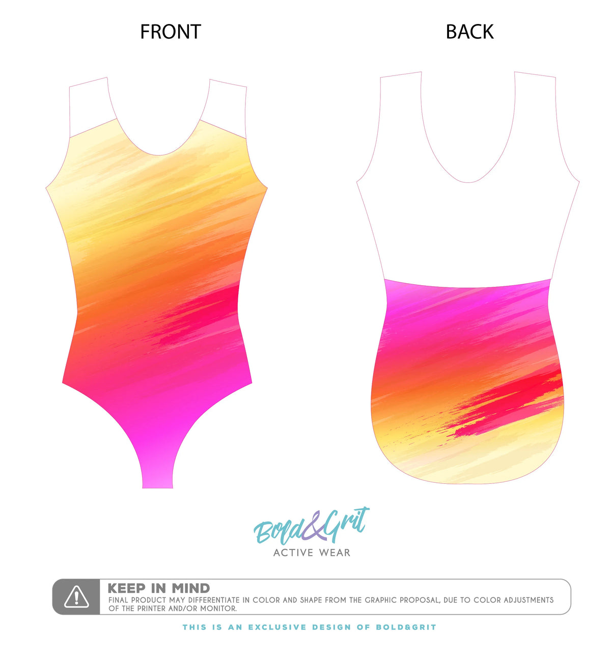 Sunrise to Sunset Leotard - Bold&Grit