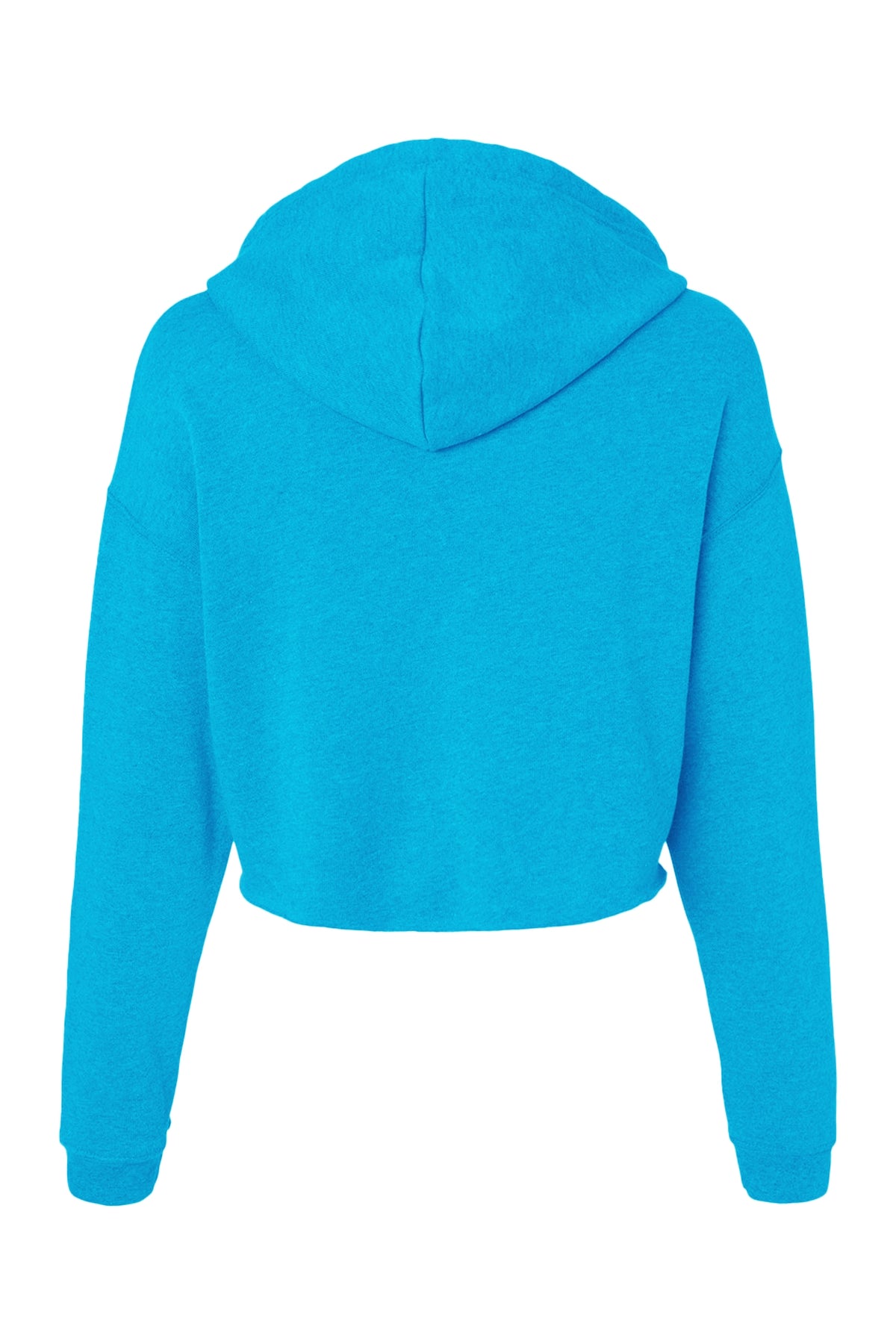 Blue- Crop Fleece Hoodie - Miami Grit - Bold&Grit