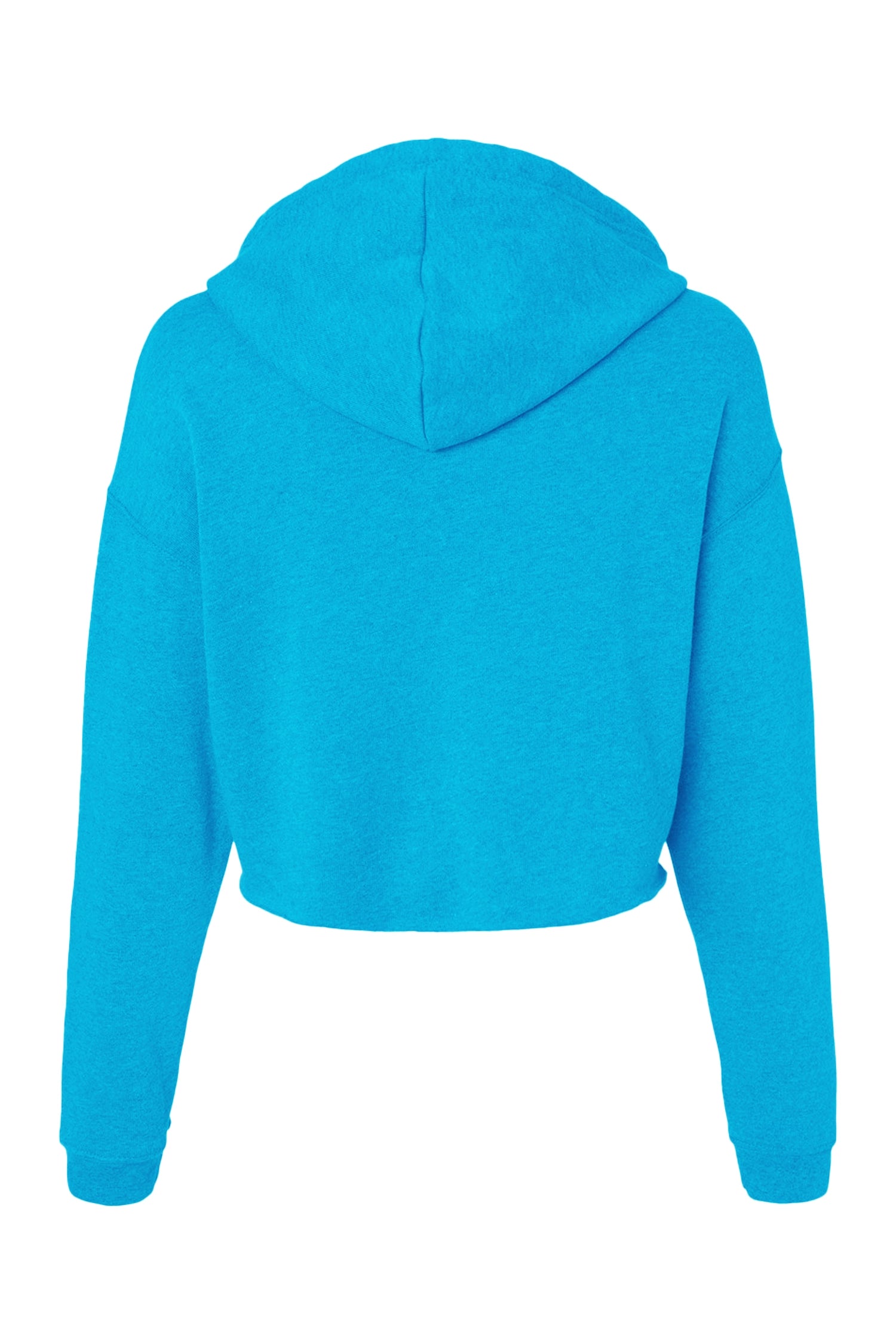 Blue- Crop Fleece Hoodie - Miami Grit - Bold&Grit