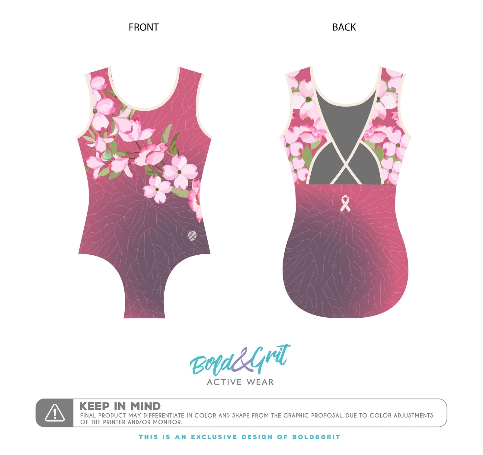 Bloom Awareness Leotard