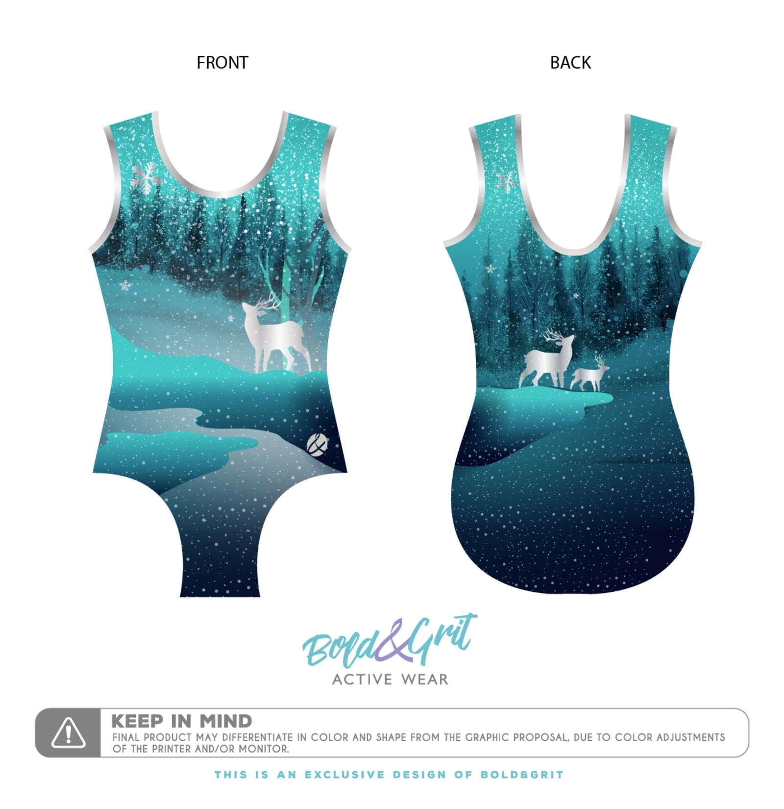 Christmas Eve Forest Leotard - Bold&Grit