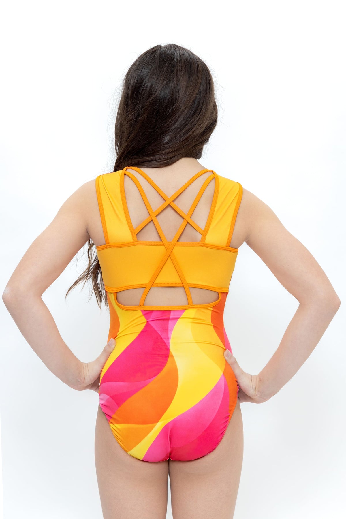 Mandarin Pop Leotard
