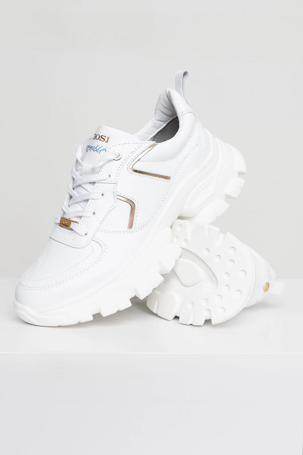 Women's tennis shoes front view with tennis shoe design