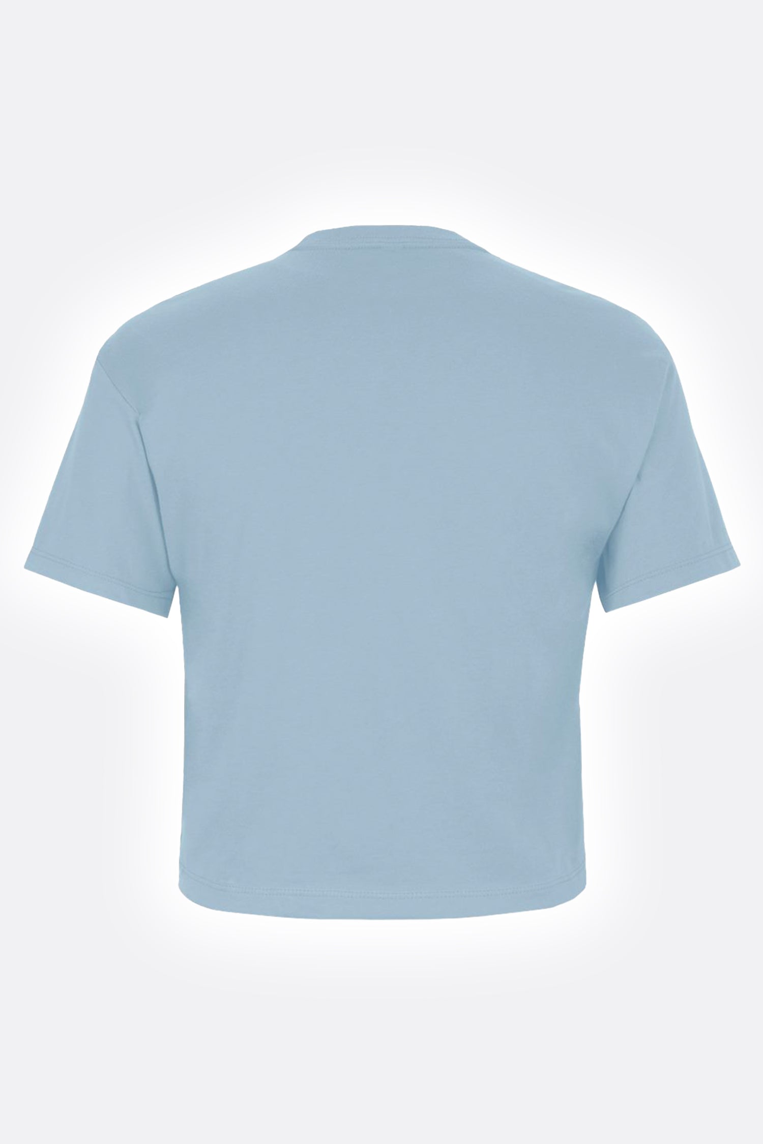 Women’s Summer Crop T-Shirt – Stonewash Denim