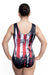 USA FLAG BLACK Leotard