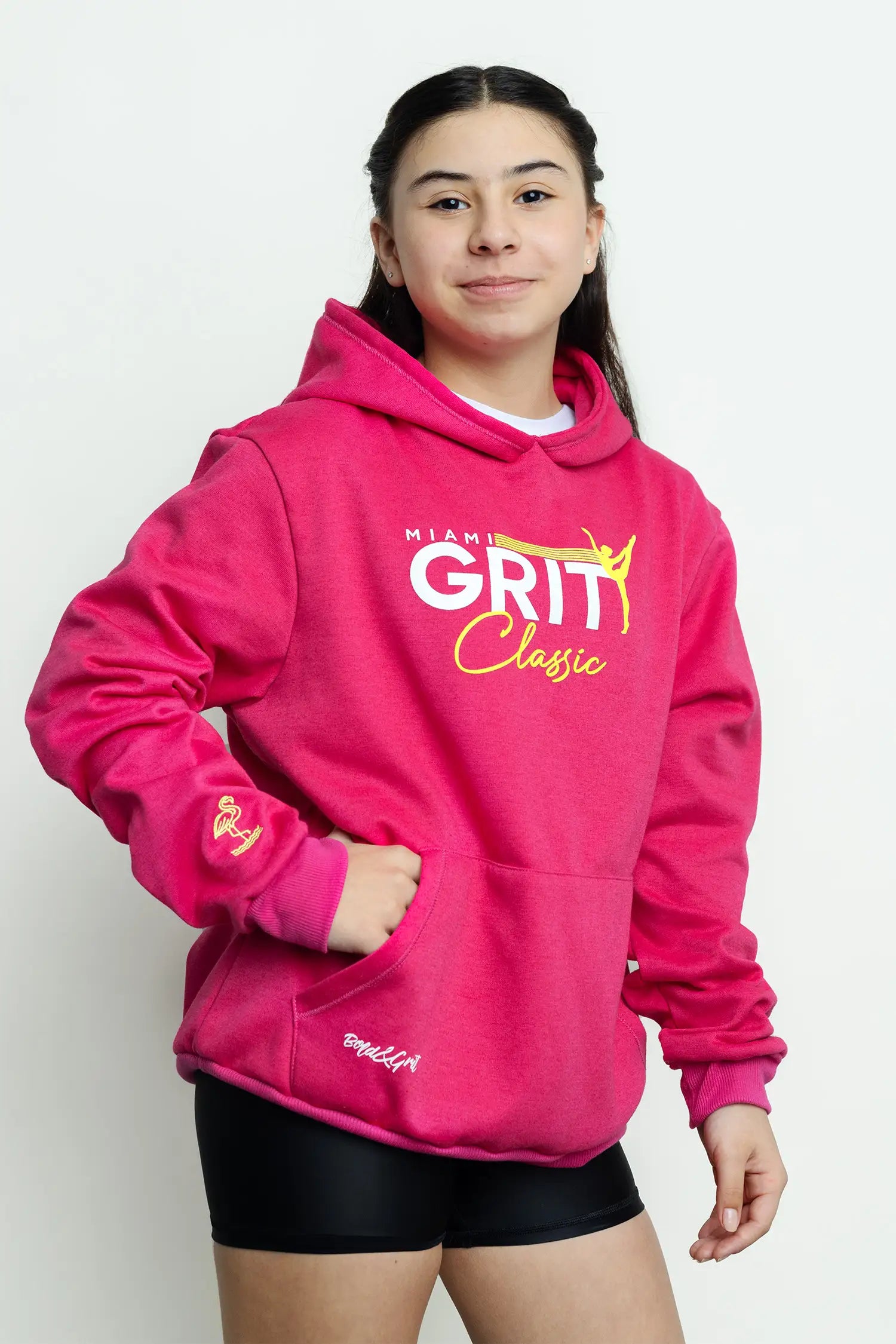 Pink Hoodie - Miami Grit - Bold&Grit