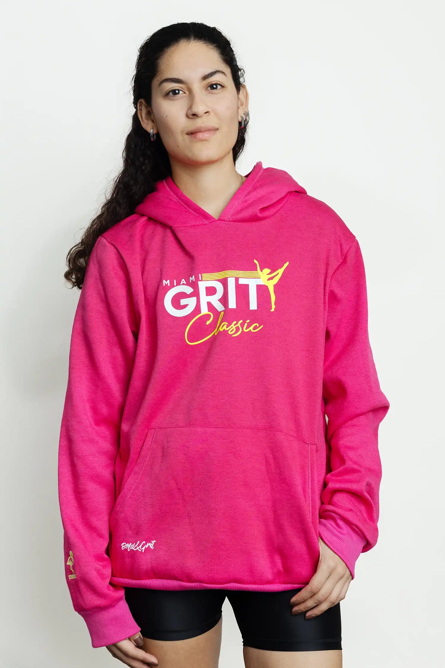 Pink Hoodie - Miami Grit - Bold&Grit