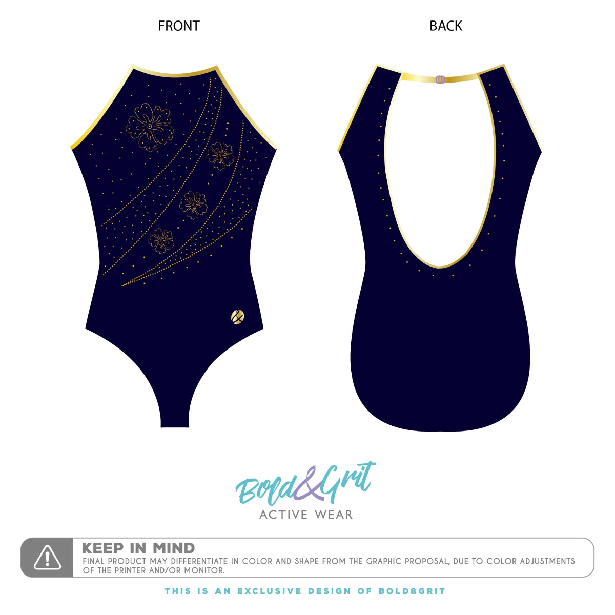 Midnight Leotard - Bold&Grit