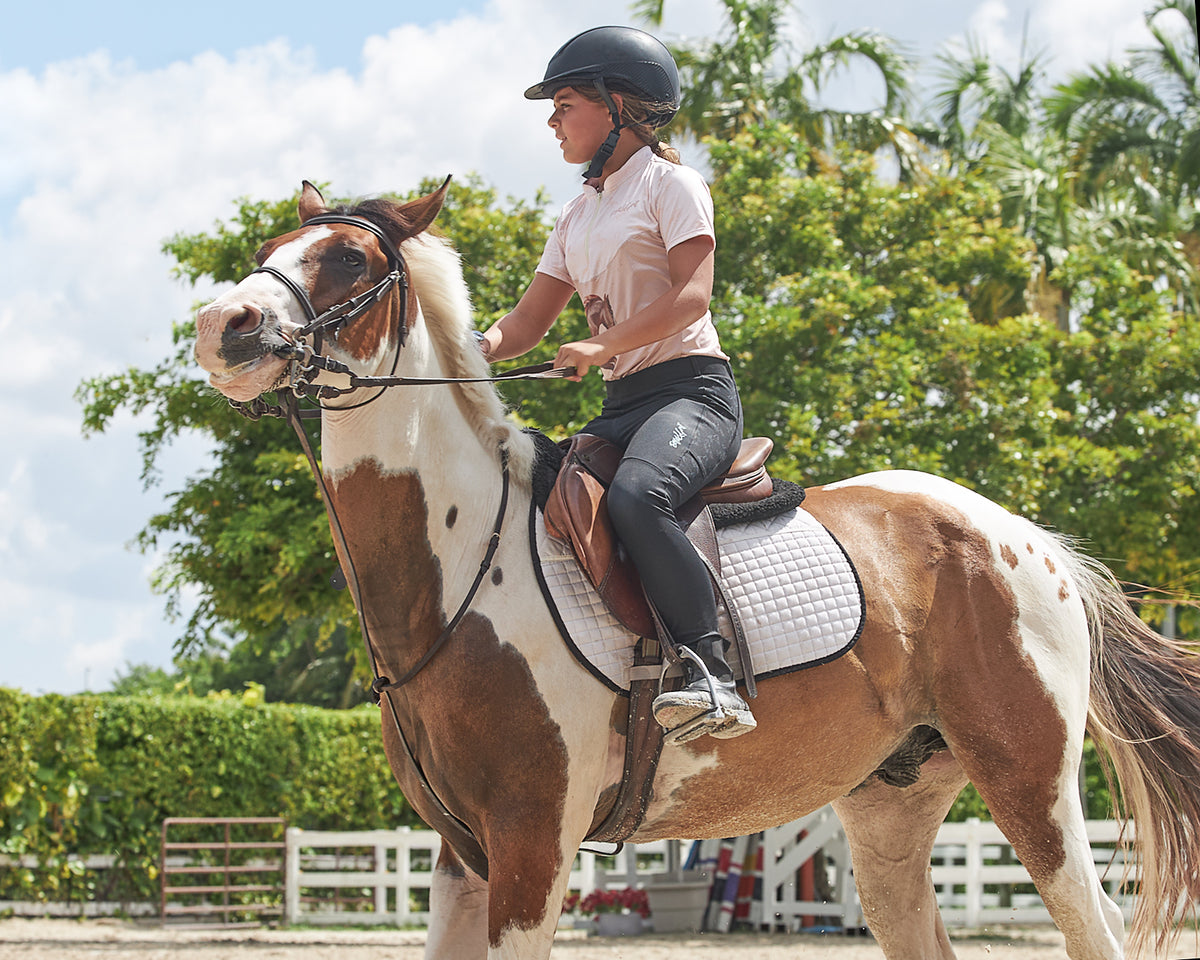 Rose Gold Horse - Giro Equestrian T-shirt - Bold&Grit
