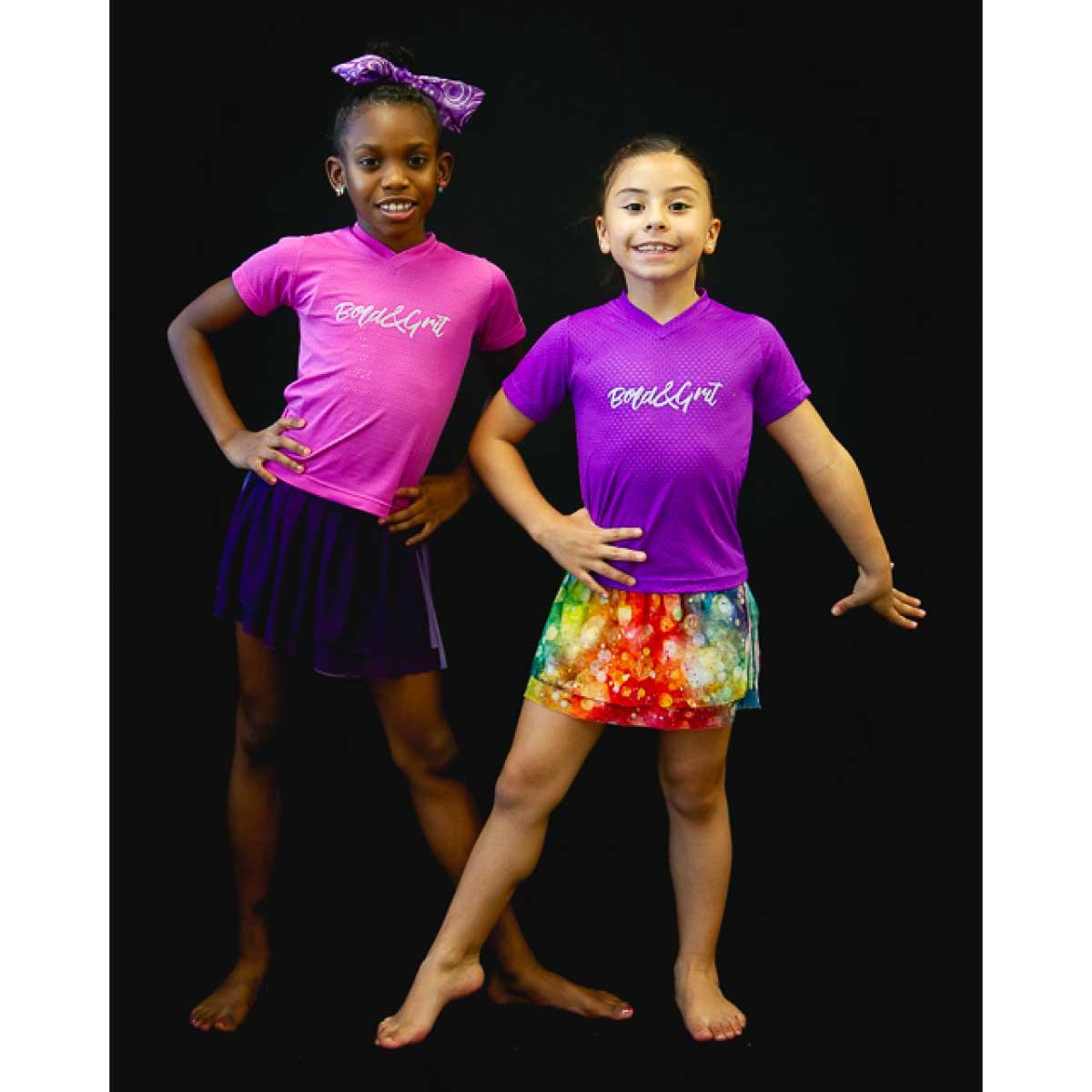 DREAM - GIRLS' FUCHSIA MESH SKORT - Bold&Grit