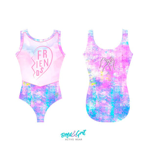 Best friends leotard left half