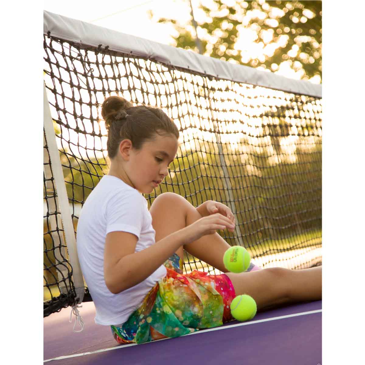 Dream - girls&#39; confetti tennis mesh skort
