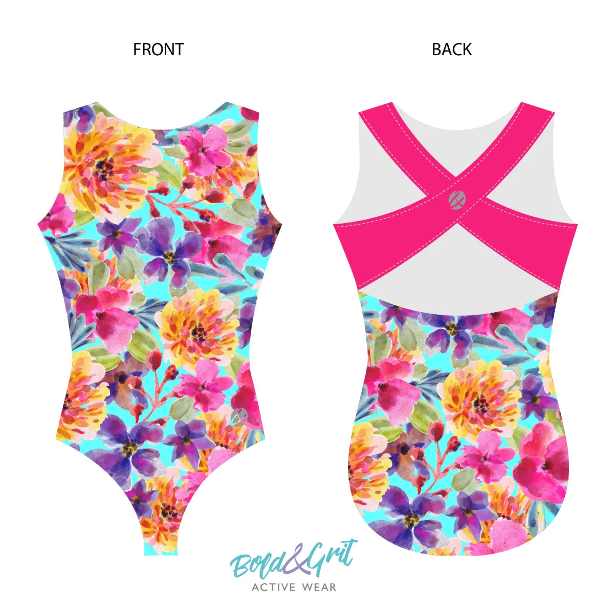 Floral Fantasy Leotard - Bold&Grit