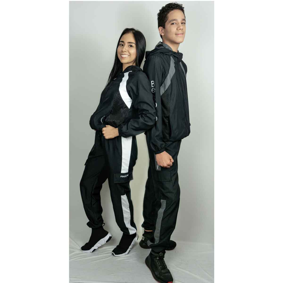 PROTECTIVE BLACK AND GRAY MEN'S JOGGER - Bold&Grit