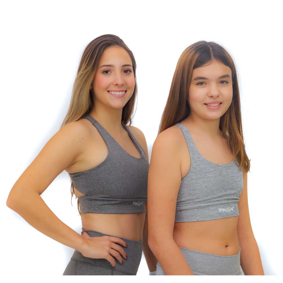 GIRLS' ENERGY SILVER SPORT BRA - Bold&Grit