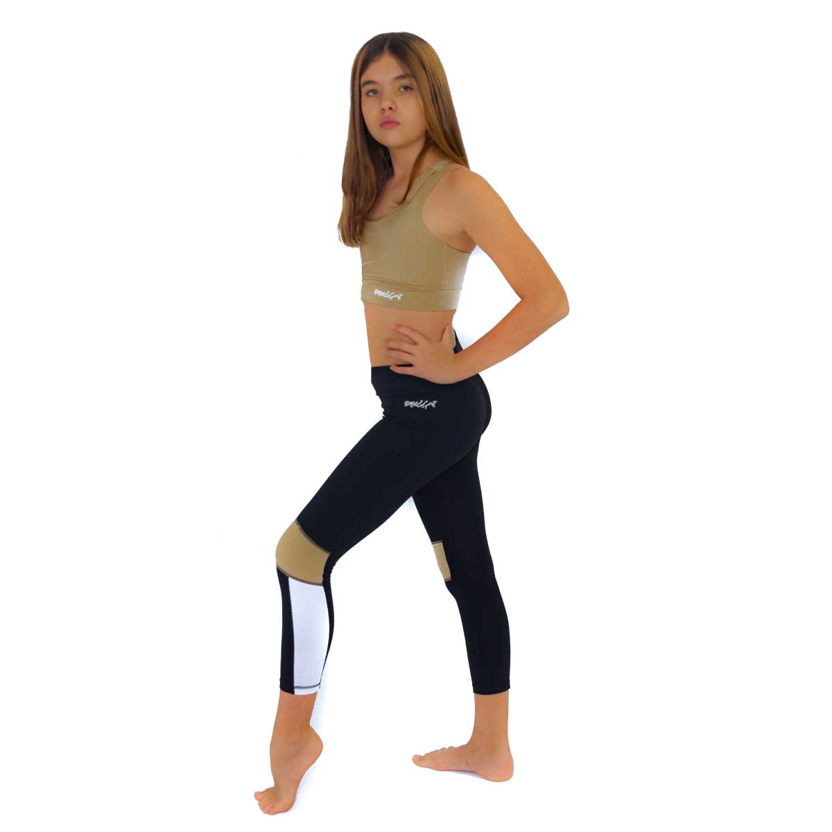 GIRLS' ENERGY GOLD LEGGINGS - Bold&Grit