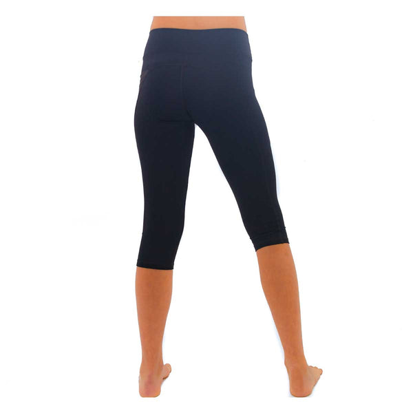 Girls leggings back view with motivational print