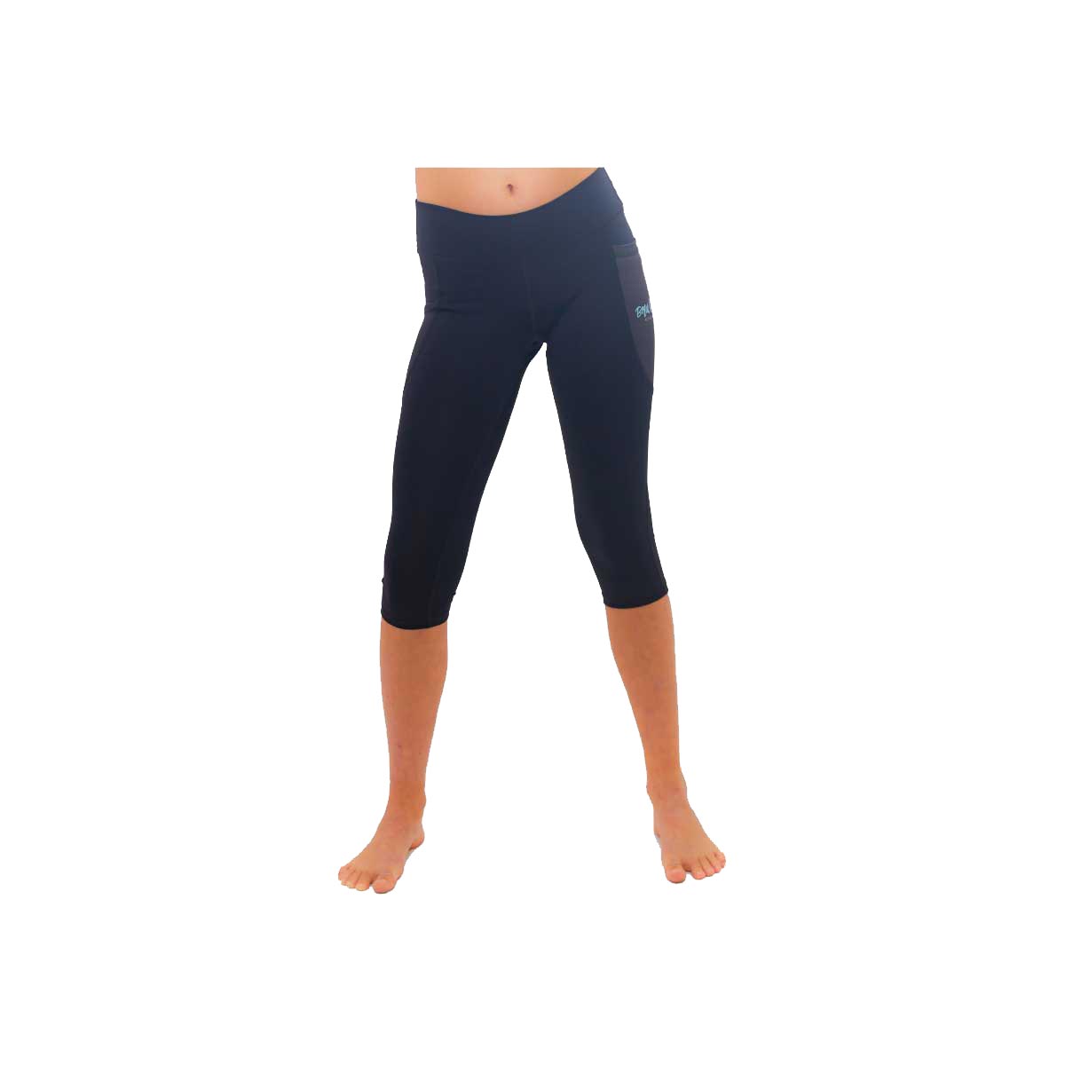 Girls' believe cropped leggings