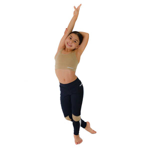 Girls' energy black leggings 