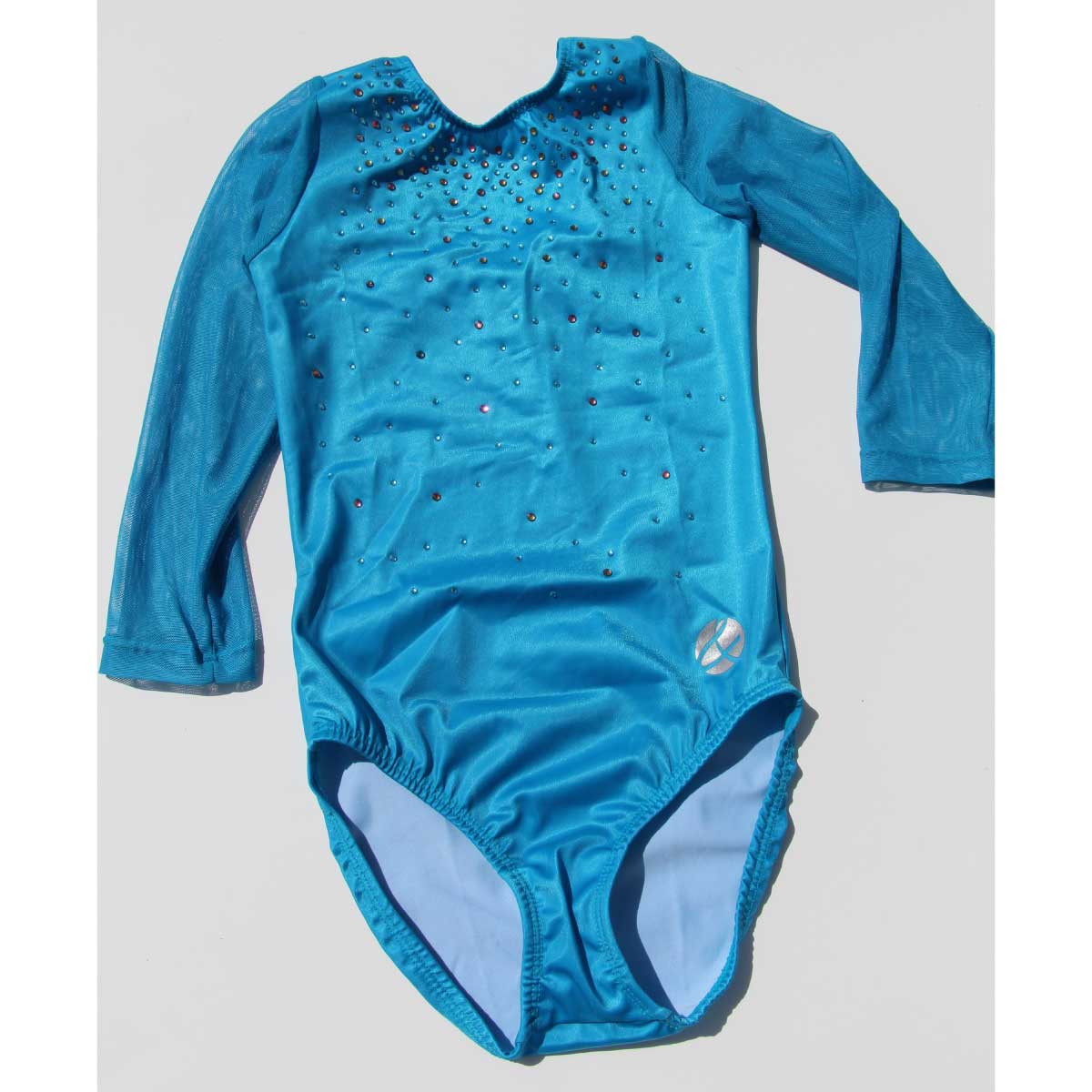 Hope - long sleeve turquoise leotard