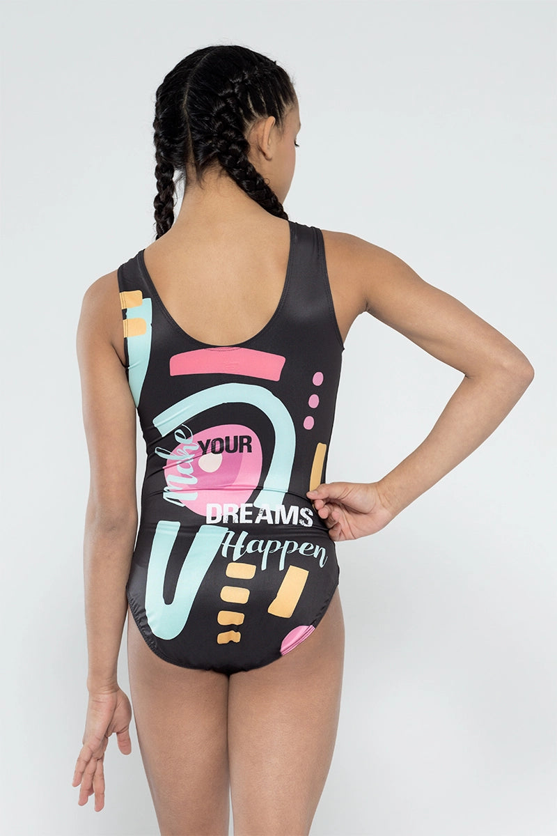 Make Your Dreams Happen Gymnastics Leotard