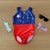 Blue mesh tank leotard