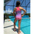 Racerback leotard purple