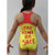 Racerback leotard yellow