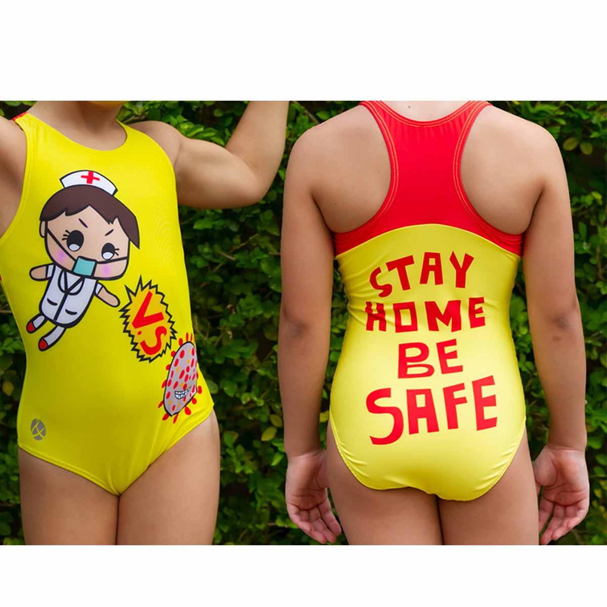 PANDEMIC HEROES RACERBACK LEOTARD BY ANGIELINA RODRIGUEZ - Bold&Grit