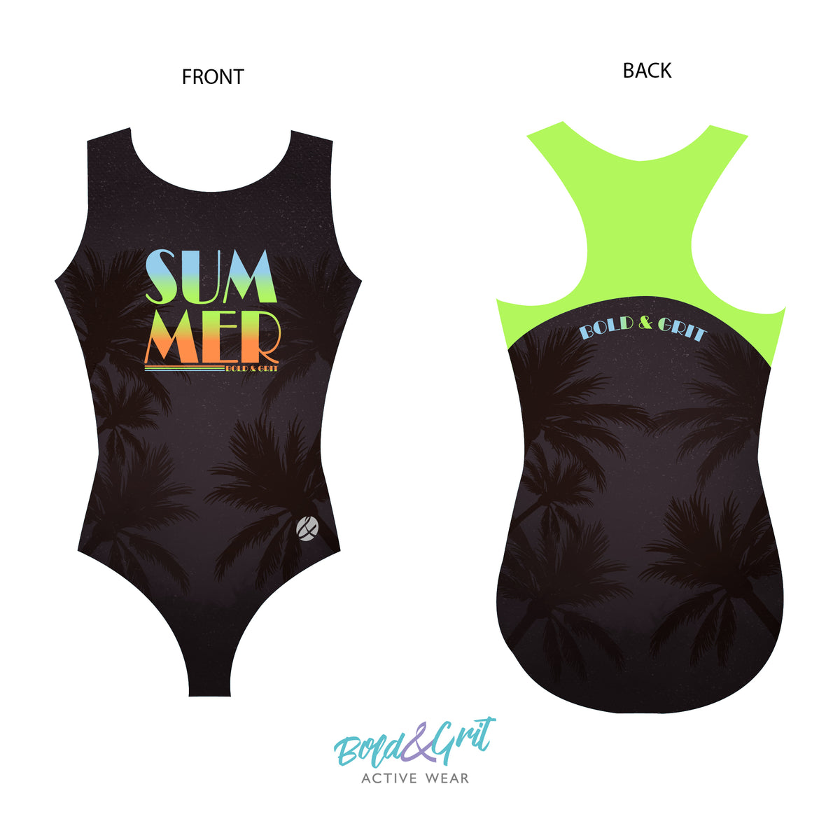 Summer in Black Leotard - Bold&Grit