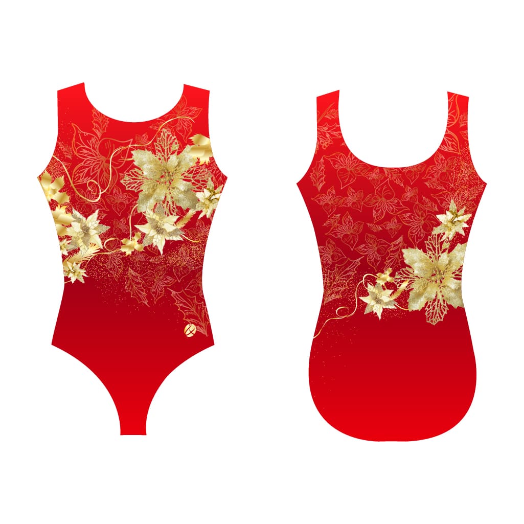 Christmas Fashion Leotard - Red Classic - Bold&Grit