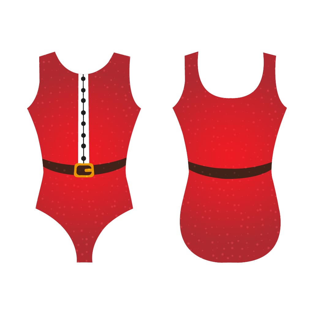 Santa's Dress Leotard - Bold&Grit