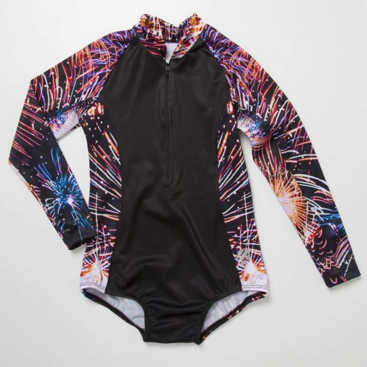 FIREWORKS LONG SLEEVE SWIMSUIT - Bold&Grit
