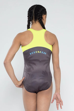 Summer in Black Leotard