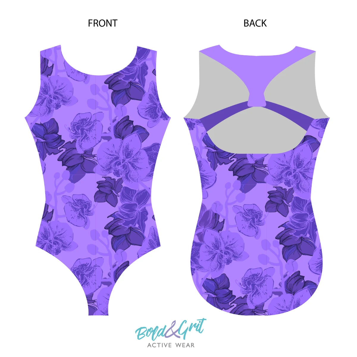 Violet Fields Leotard - Bold&Grit