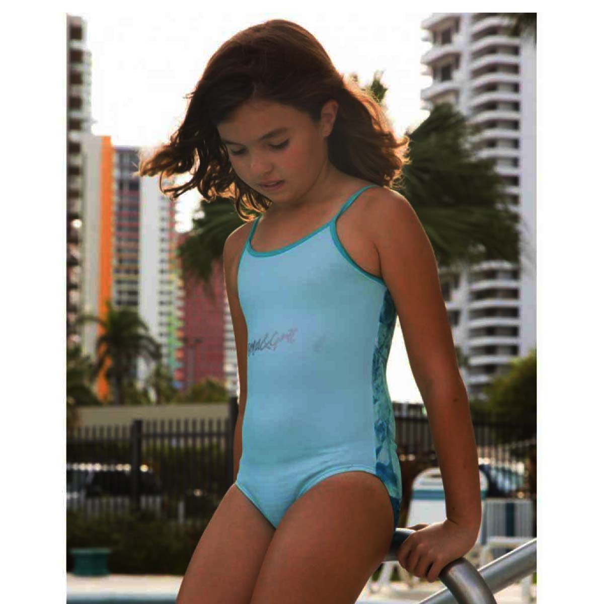 BLUE WATER ONE PIECE SWIMSUIT - Bold&Grit