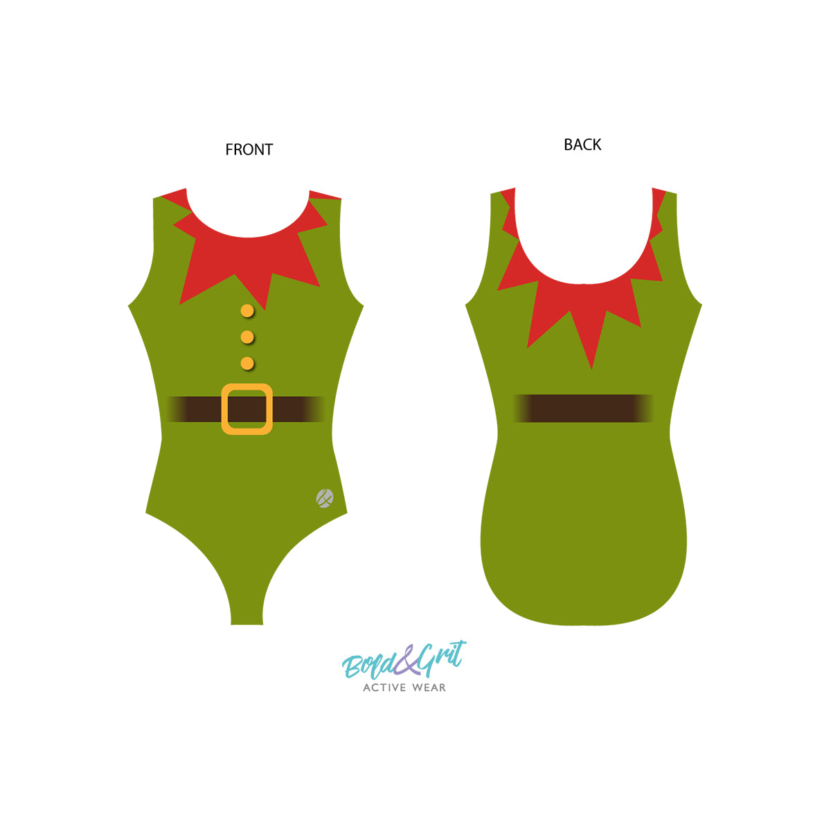 Elf's Dress Leotard - Bold&Grit